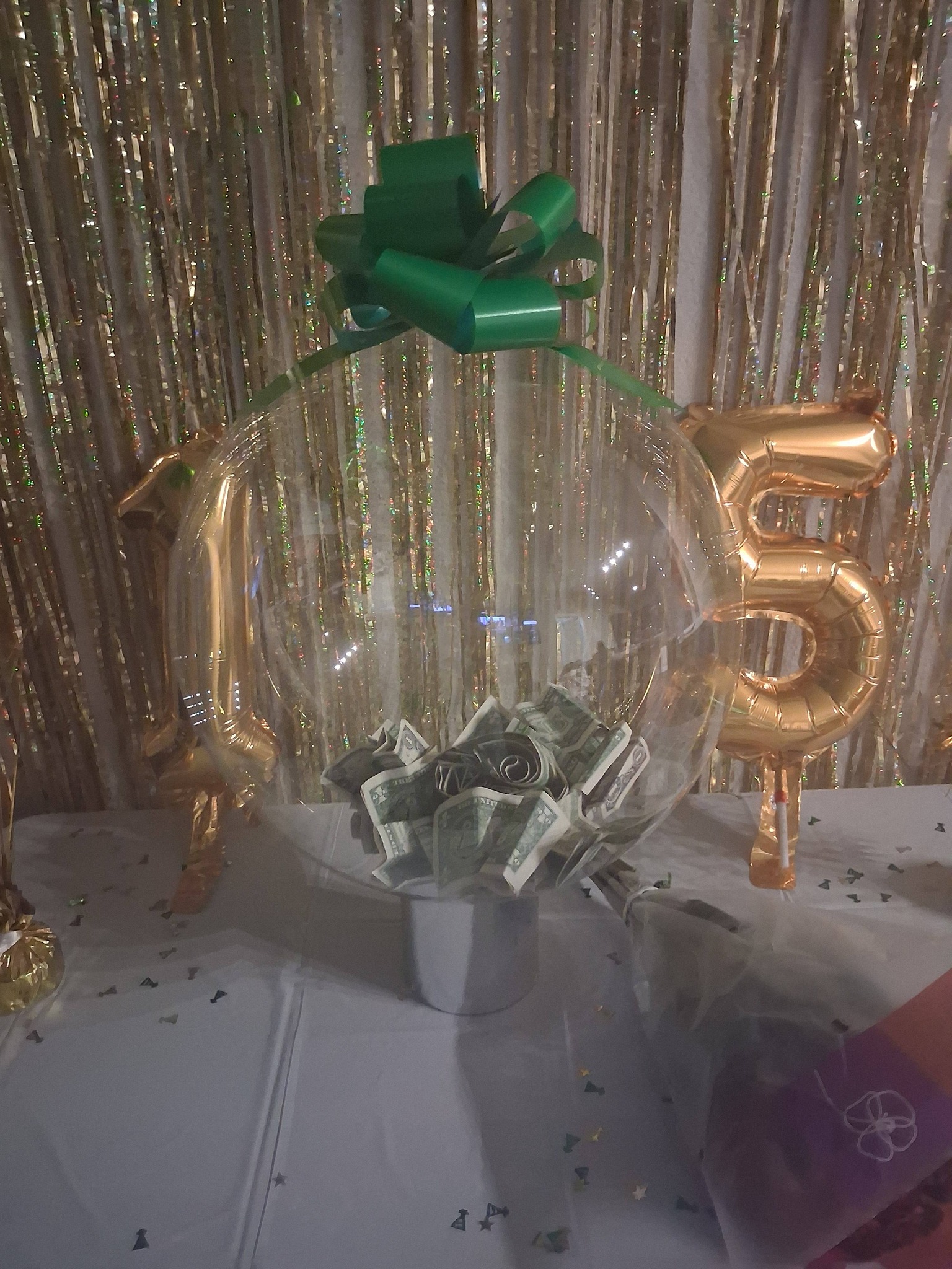 Boho stuffed balloon